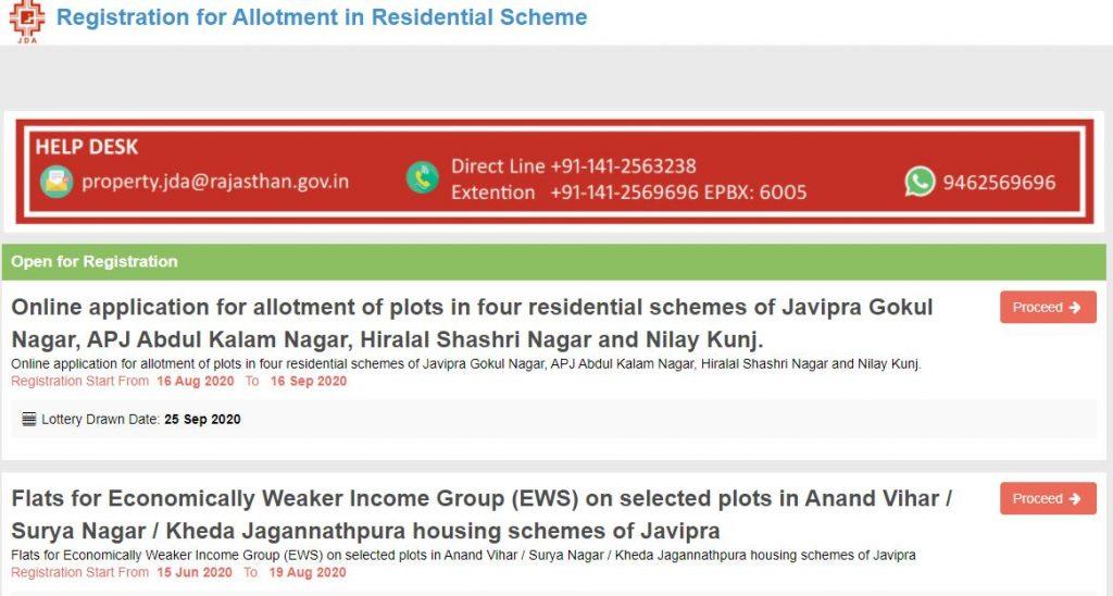 JDA Jaipur Housing Scheme 2021