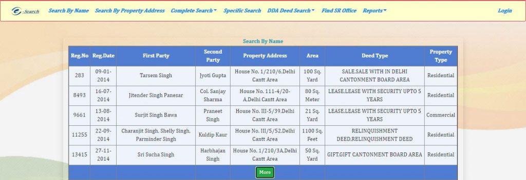 Delhi Online Property Search