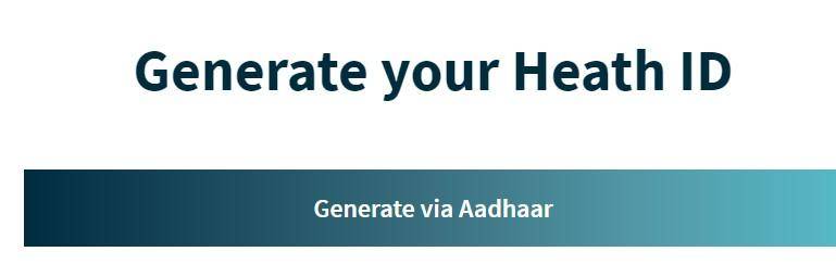 Digital health ID apply via aadhaar