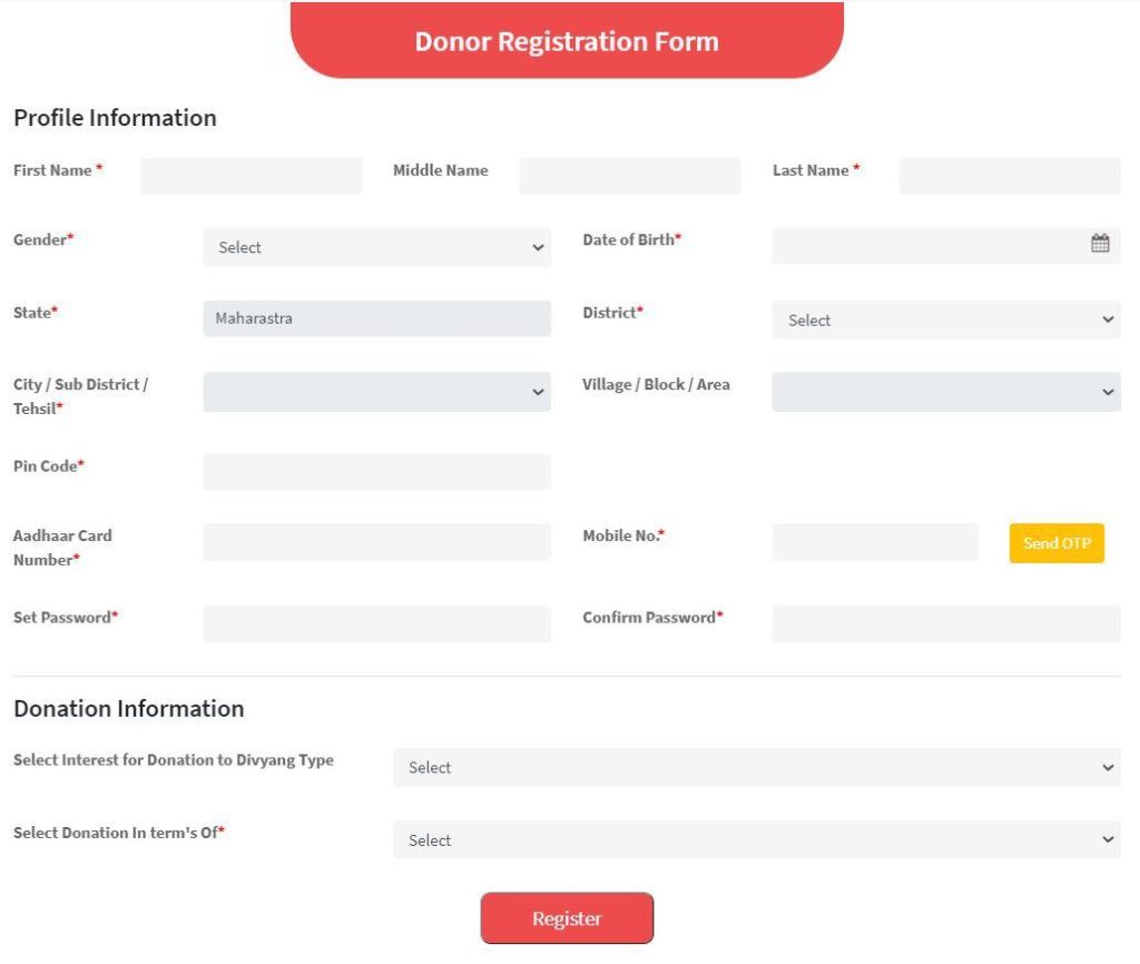 How to Register Online as Donor