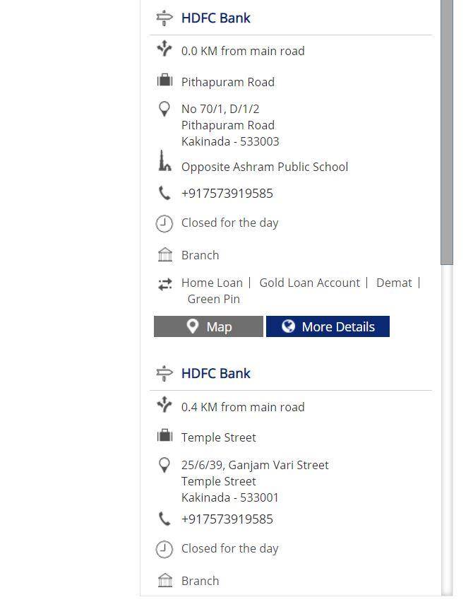 Search Nearby HDFC Branch