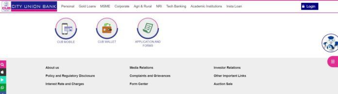 CUB Net Banking | City Union Bank Online Banking Registration, Login ...