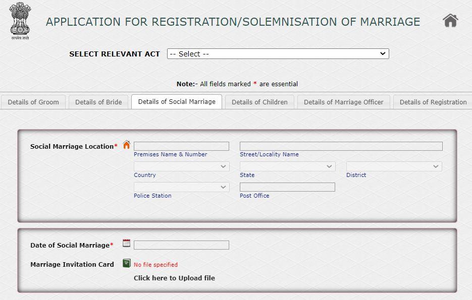 How to Apply for W.B. Marriage Certificate Online @ rgmwb.gov.in