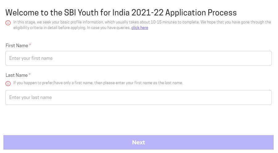 Apply  Online for Youth for India Fellowship Scheme