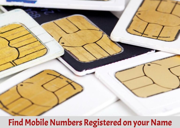 find mobile number on your name