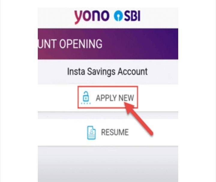 sbi insta savings account apply