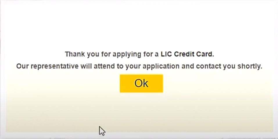 LIC Credit Card Apply