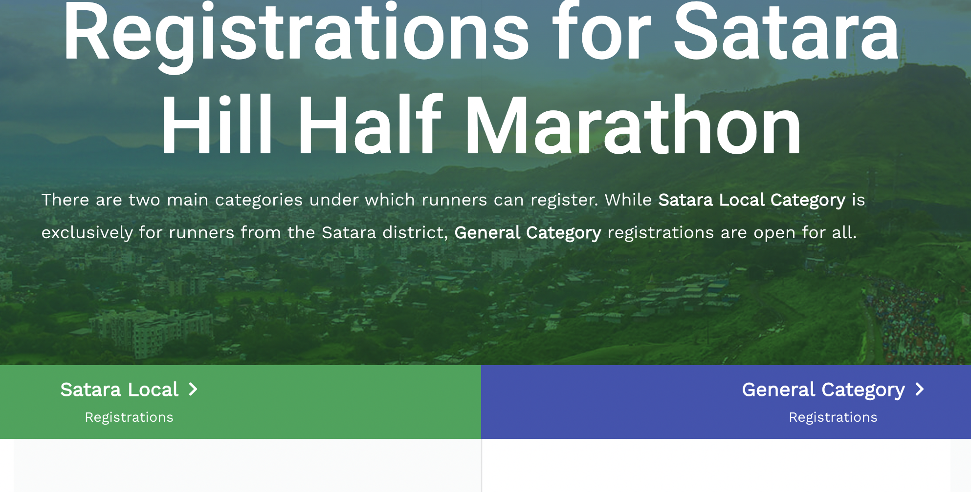 Run Satara Registration