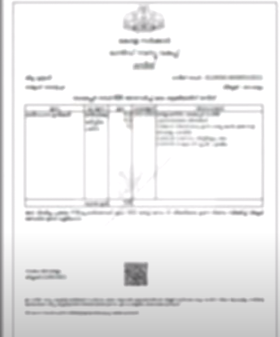 kerala land tax payment receipt