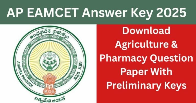 AP EAMCET Answer Key 2025